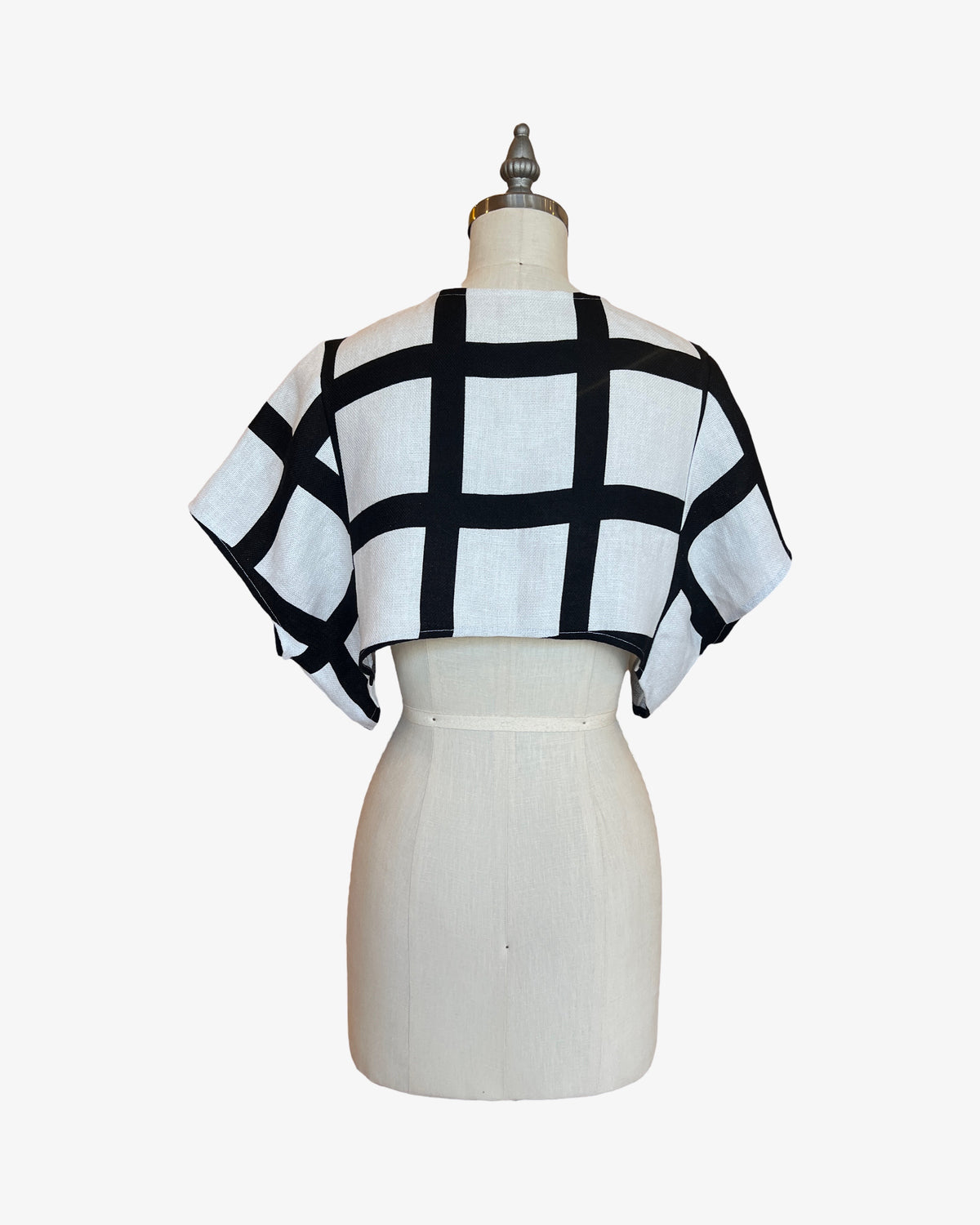 Linen Dolman Wrap | Painted Windowpane