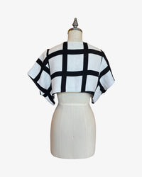 Linen Dolman Wrap | Painted Windowpane