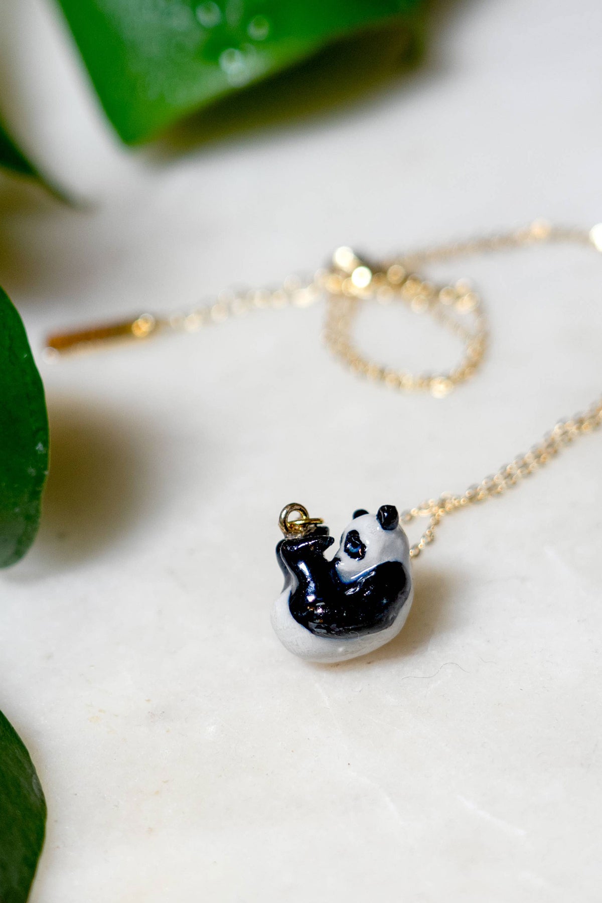 Tiny Panda Panda Necklace