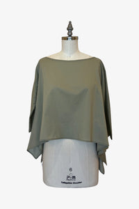 SALE Square Top | Sage Organic Batiste