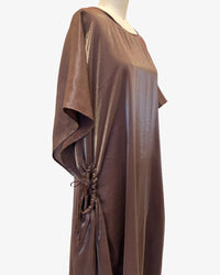 Convertible Lisbon Dress | Metallic Raisin