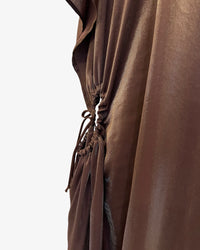 Convertible Lisbon Dress | Metallic Raisin
