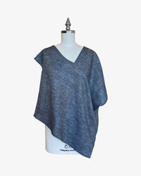 Linen Mojave Top | Two-Tone Navy