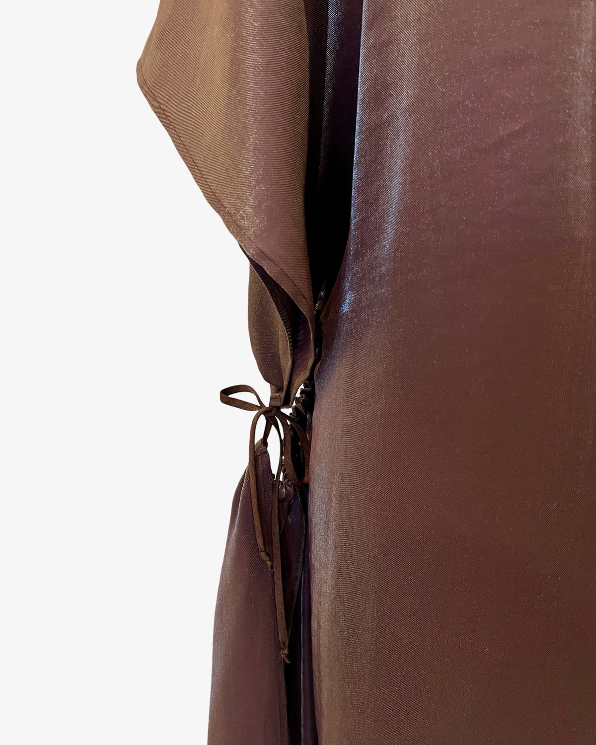Convertible Lisbon Dress | Metallic Raisin