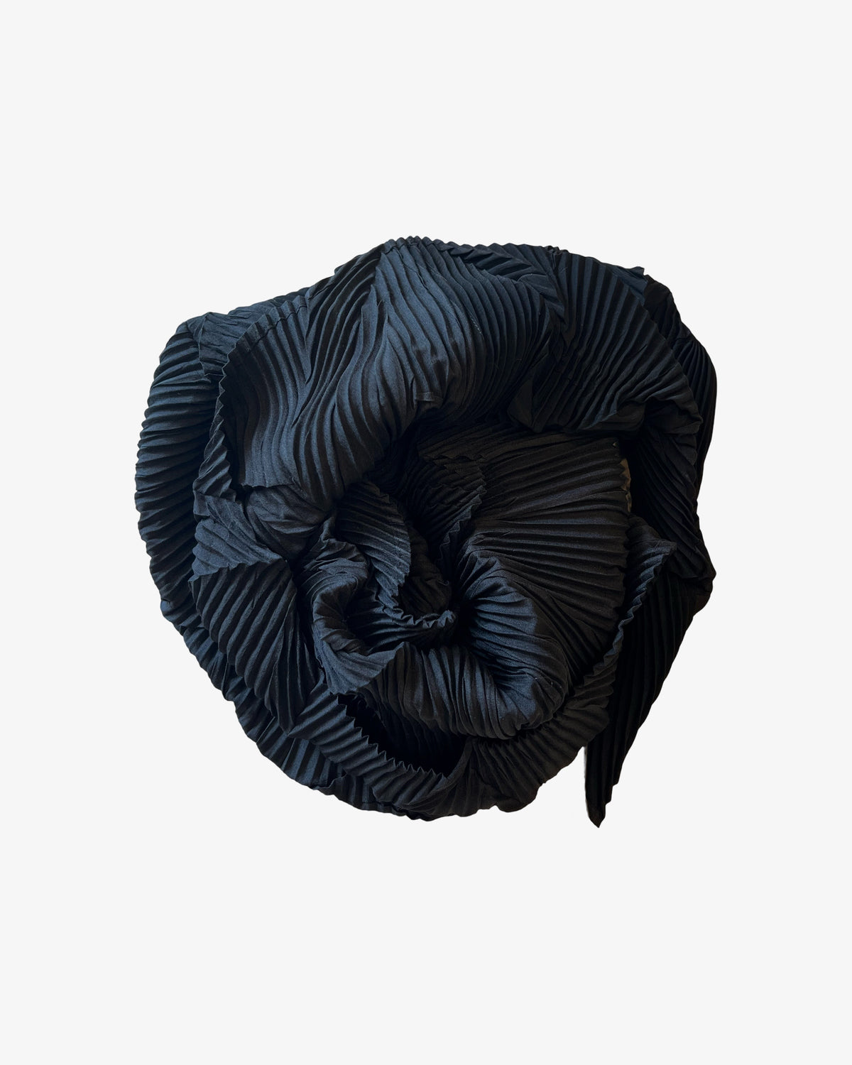 Chaos Pleated Scarf | Black