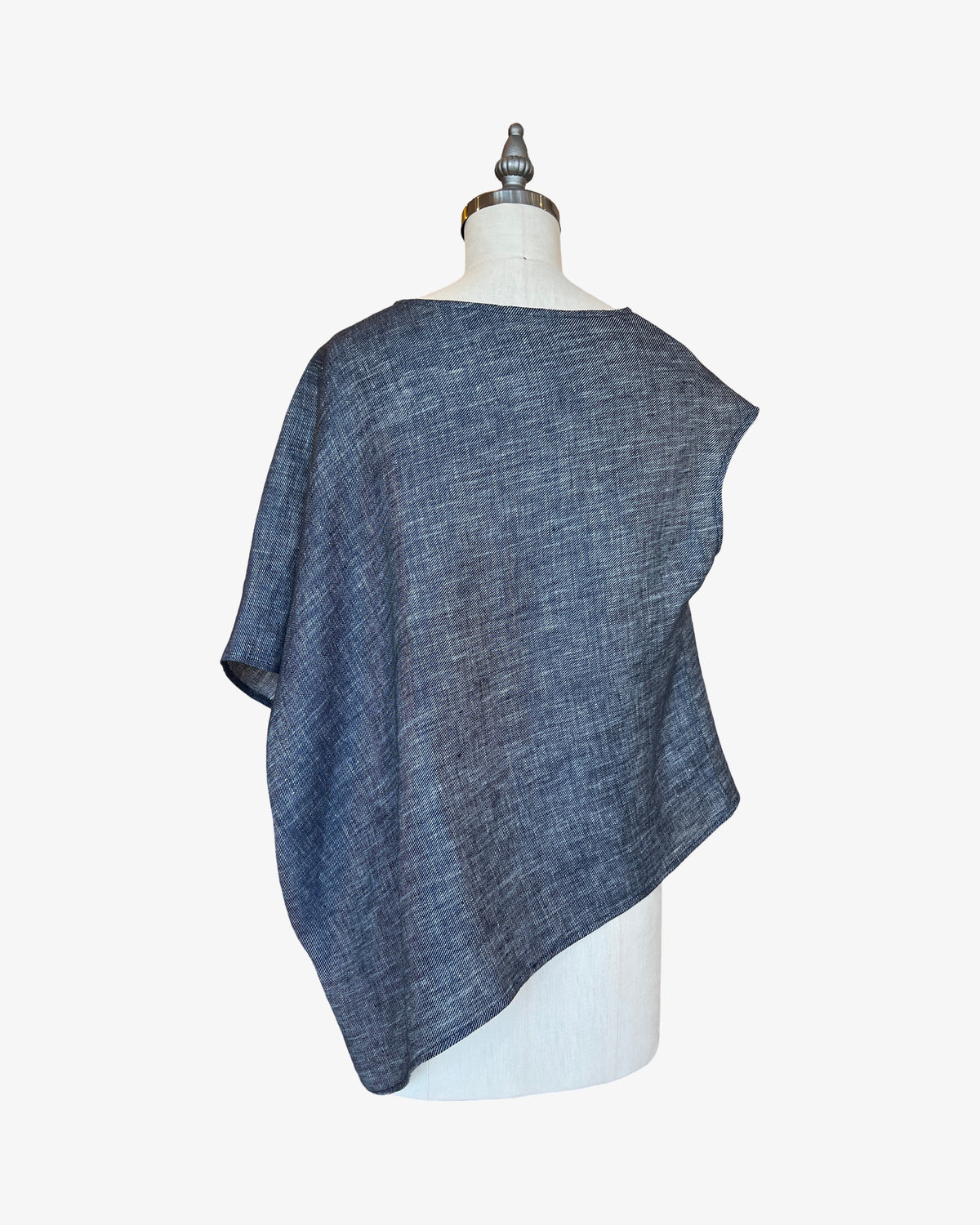 Linen Mojave Top | Two-Tone Navy
