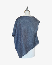Linen Mojave Top | Two-Tone Navy