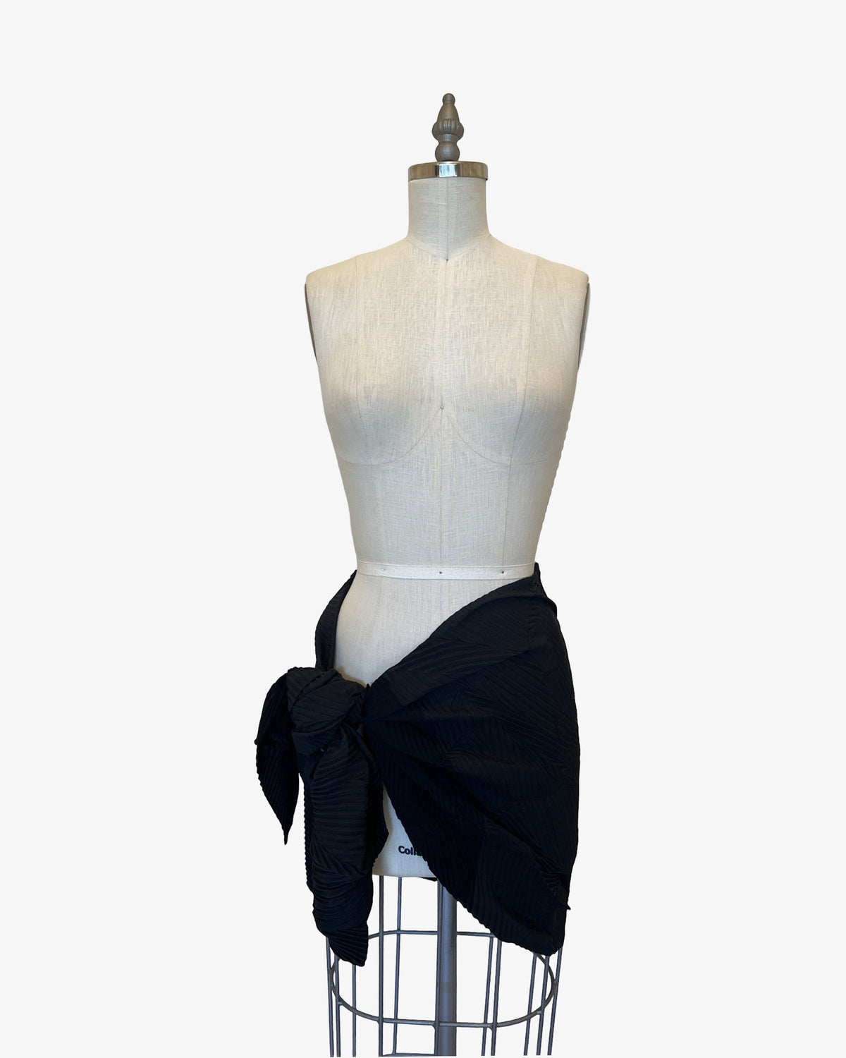 Chaos Pleated Scarf | Black
