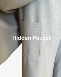 Long Asymmetrical Skort V2 | Grey