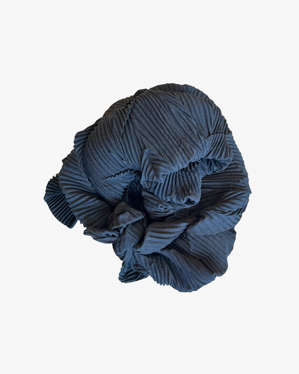 Chaos Pleated Scarf | Charcoal