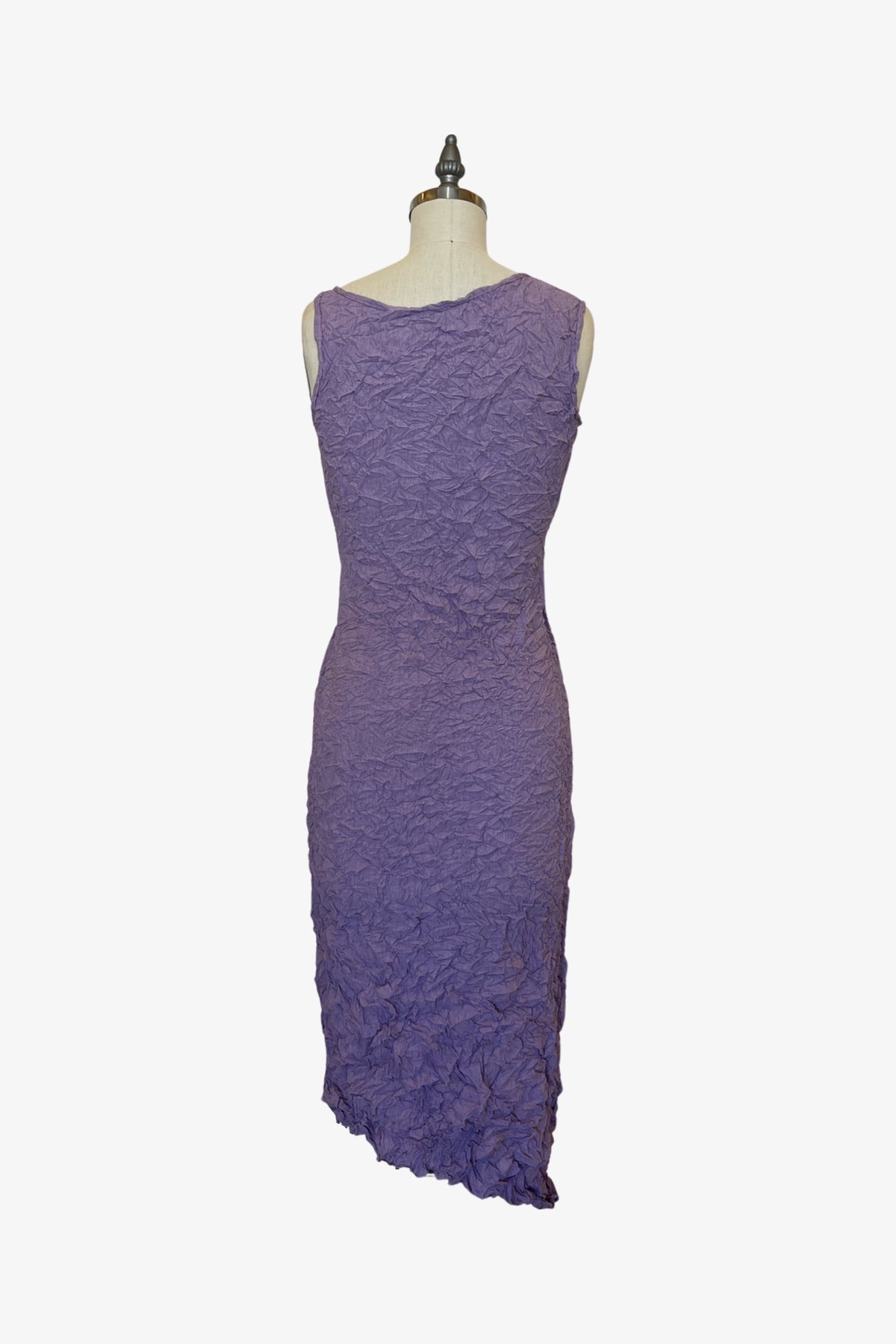 Moth Long Asymmetrical Dress | Lilac