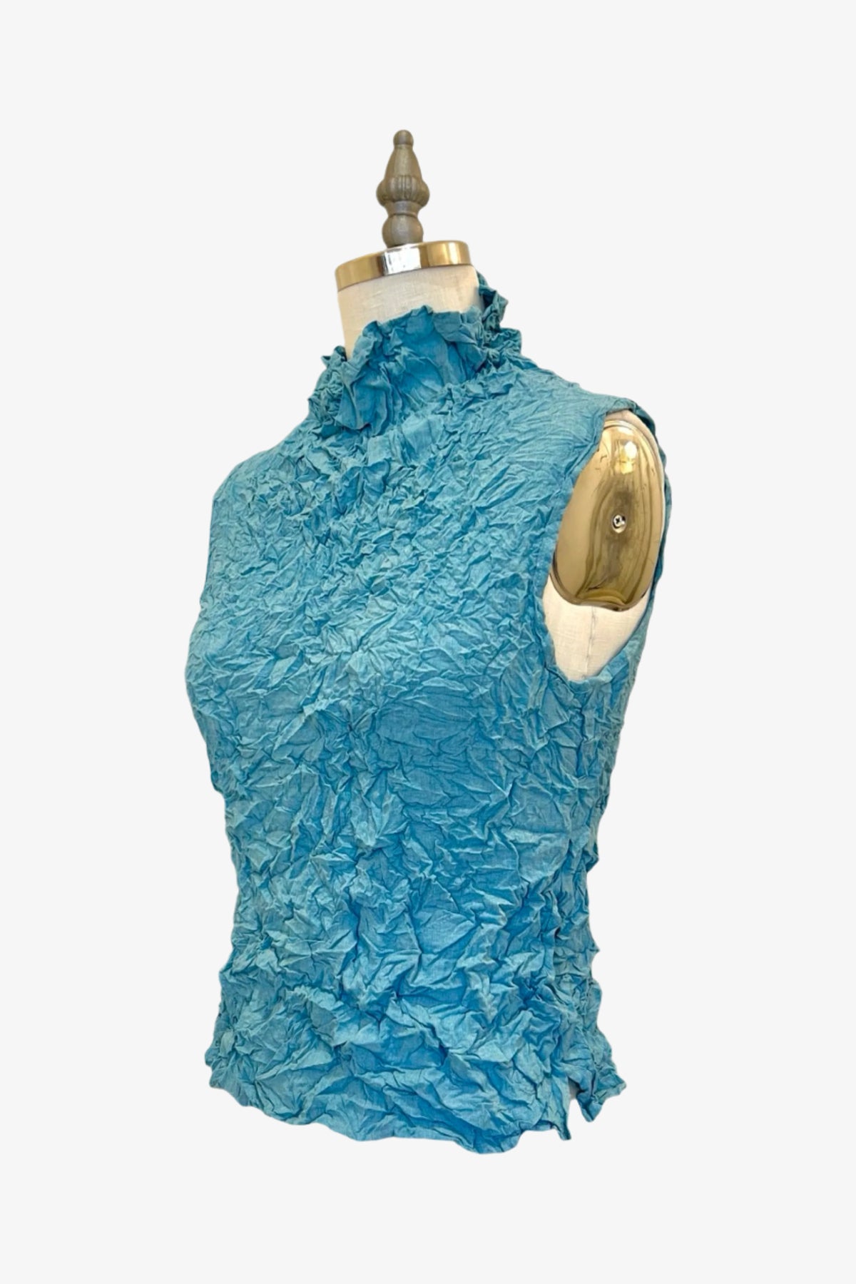 Moth Raina Mock Top | Aqua