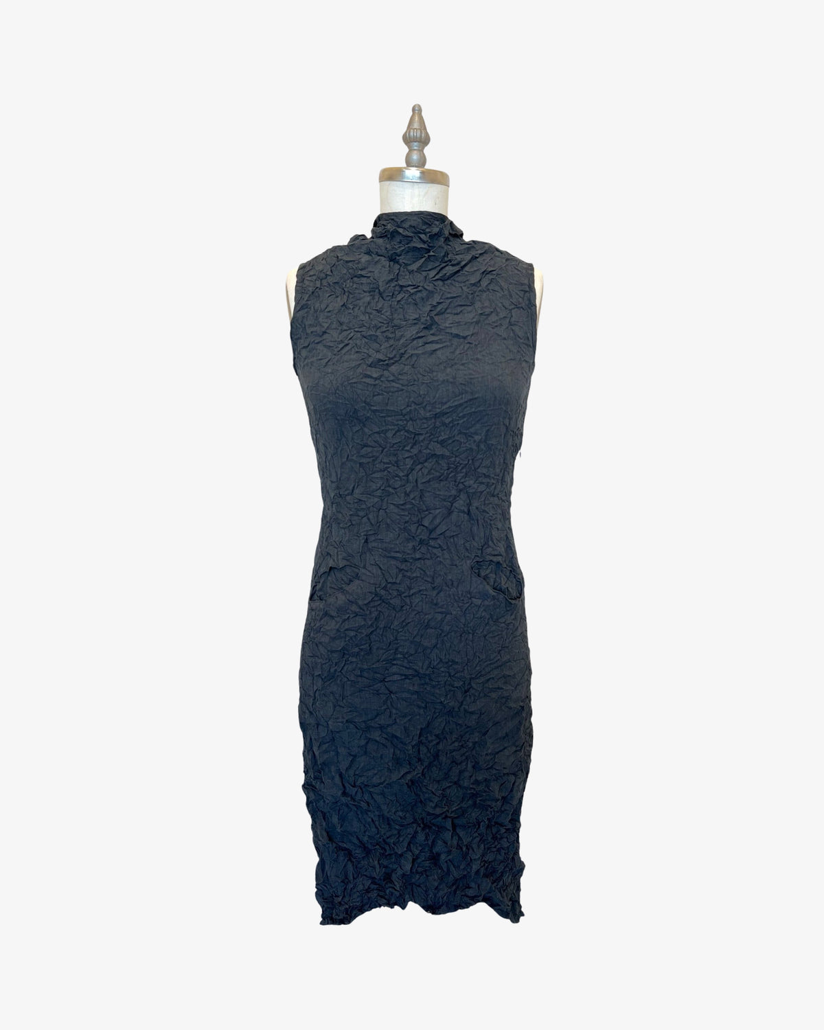 Moth Hoodie Dress | Charcoal