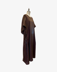 Convertible Lisbon Dress | Metallic Raisin