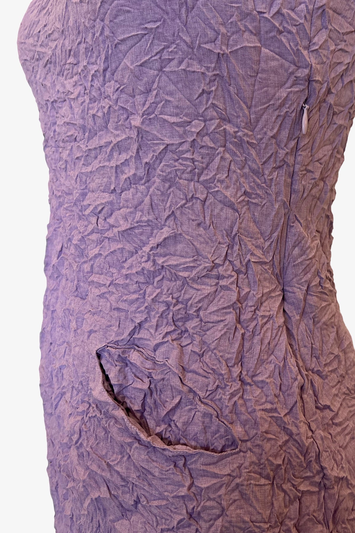 Moth Long Asymmetrical Dress | Lilac