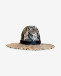 Sola Sculpted Patterned Panama Straw Hat