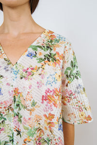 SALE Rorschach Top | White Metallic Garden