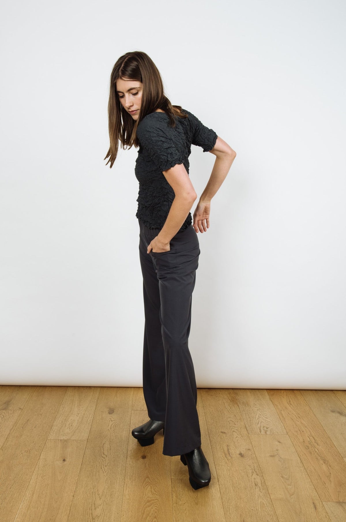 Hepburn Trousers 2.0 | Titanium Techno