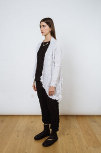 Moth Ali Cardigan | White