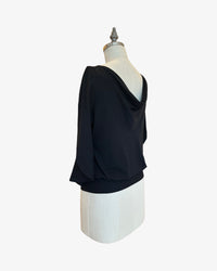 C-Sleeve Banded Top | Organic Jersey