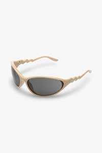 Glitch Sunglasses | Almond