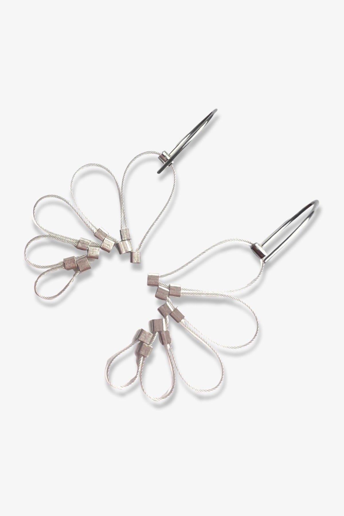 Wings Max Hook Earrings | Silver