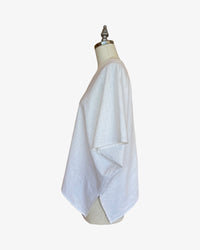 Linen Mojave Top | Lurex Pinstripe
