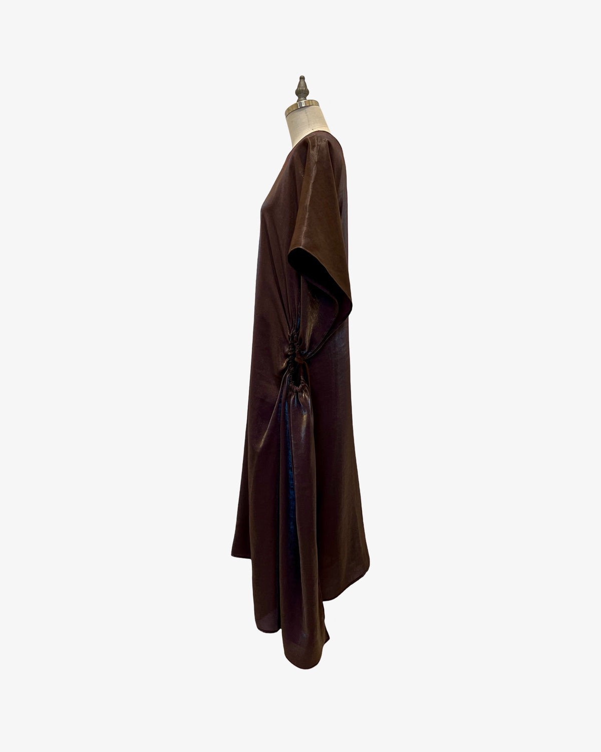 Convertible Lisbon Dress | Metallic Raisin