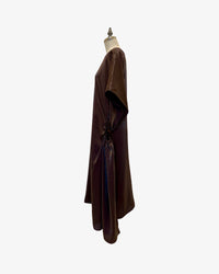 Convertible Lisbon Dress | Metallic Raisin