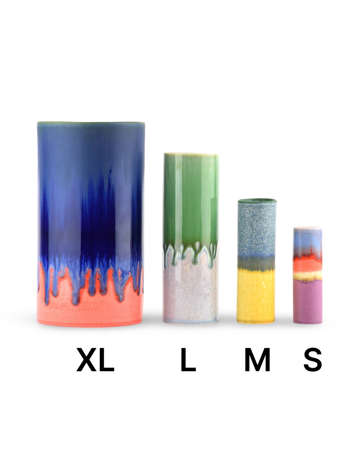 Ombre Cylinder Vase | Medium
