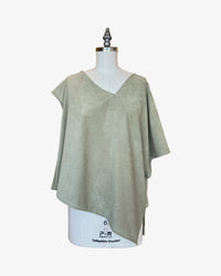 Mojave Top | Sage Perforated Ultrasuede