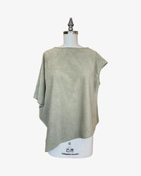 Mojave Top | Sage Perforated Ultrasuede