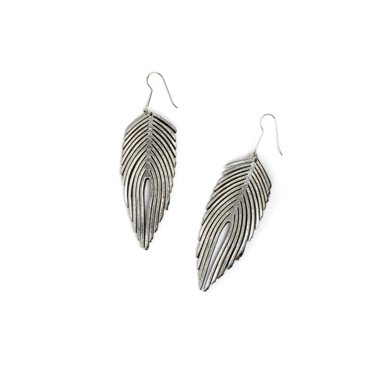 Plumeria Earrings | Silver