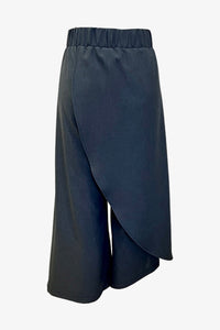 Long Asymmetrical Skort V2 | Charcoal