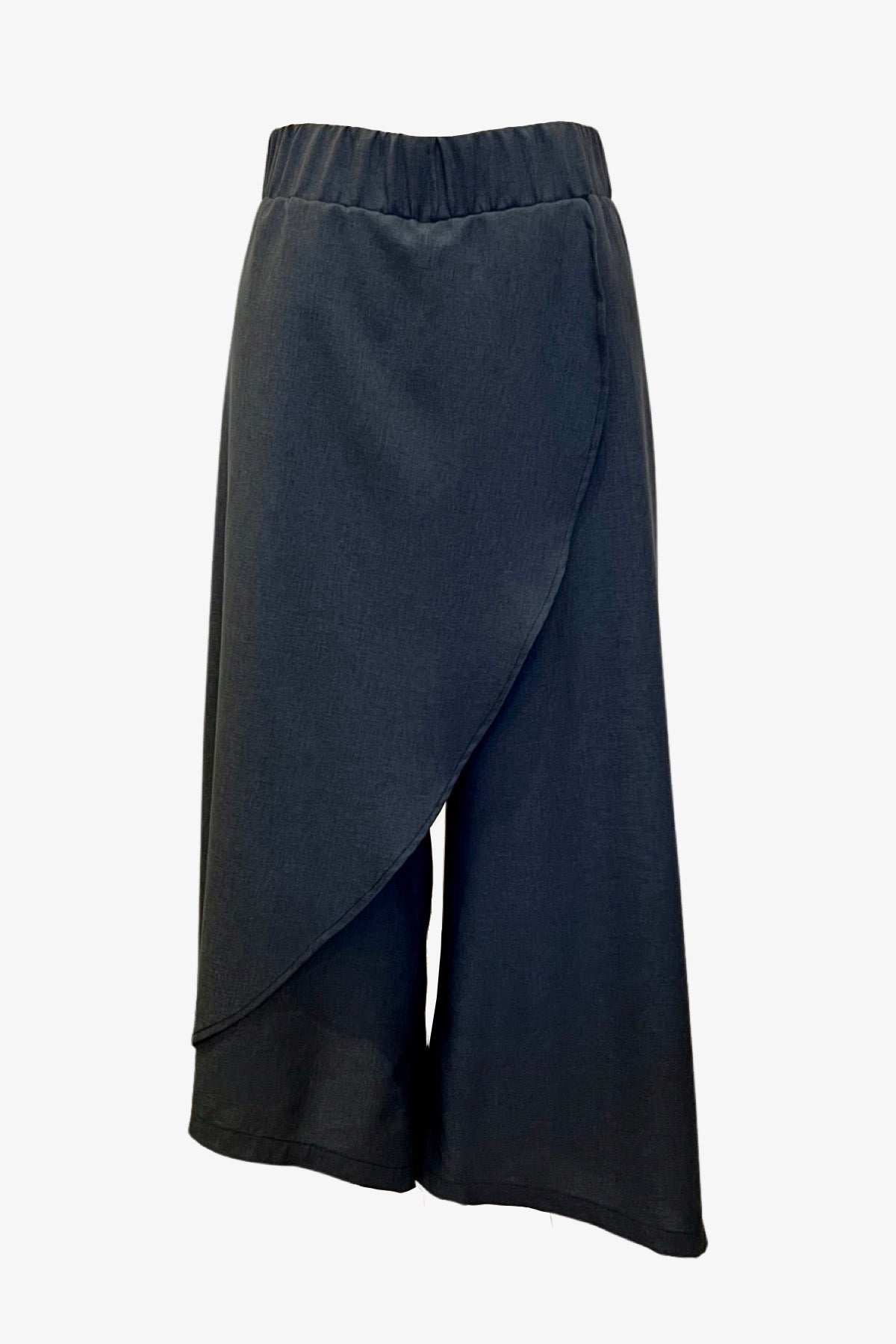 Long Asymmetrical Skort V2 | Charcoal