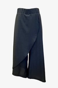Long Asymmetrical Skort V2 | Charcoal