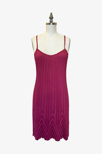 Sunburst Chevron Dress | Raspberry