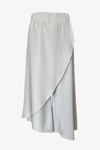 Long Asymmetrical Skort V2 | Stone