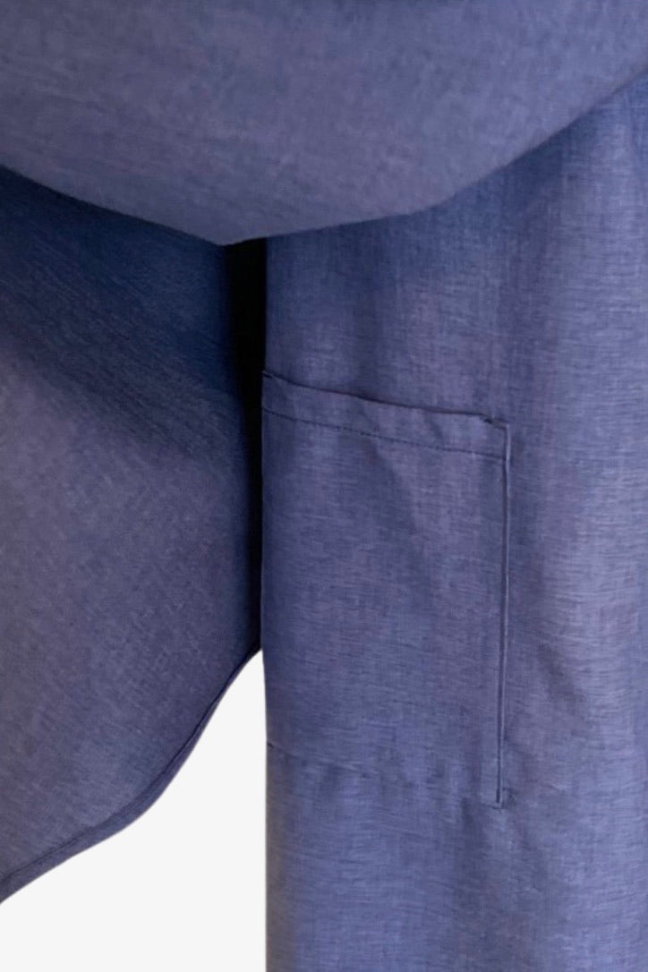 Long Asymmetrical Skort V2 | Navy