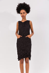 Moth Cowl Dress | Black