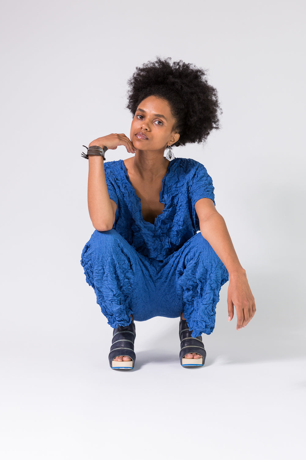 royal blue desert jumpsuit