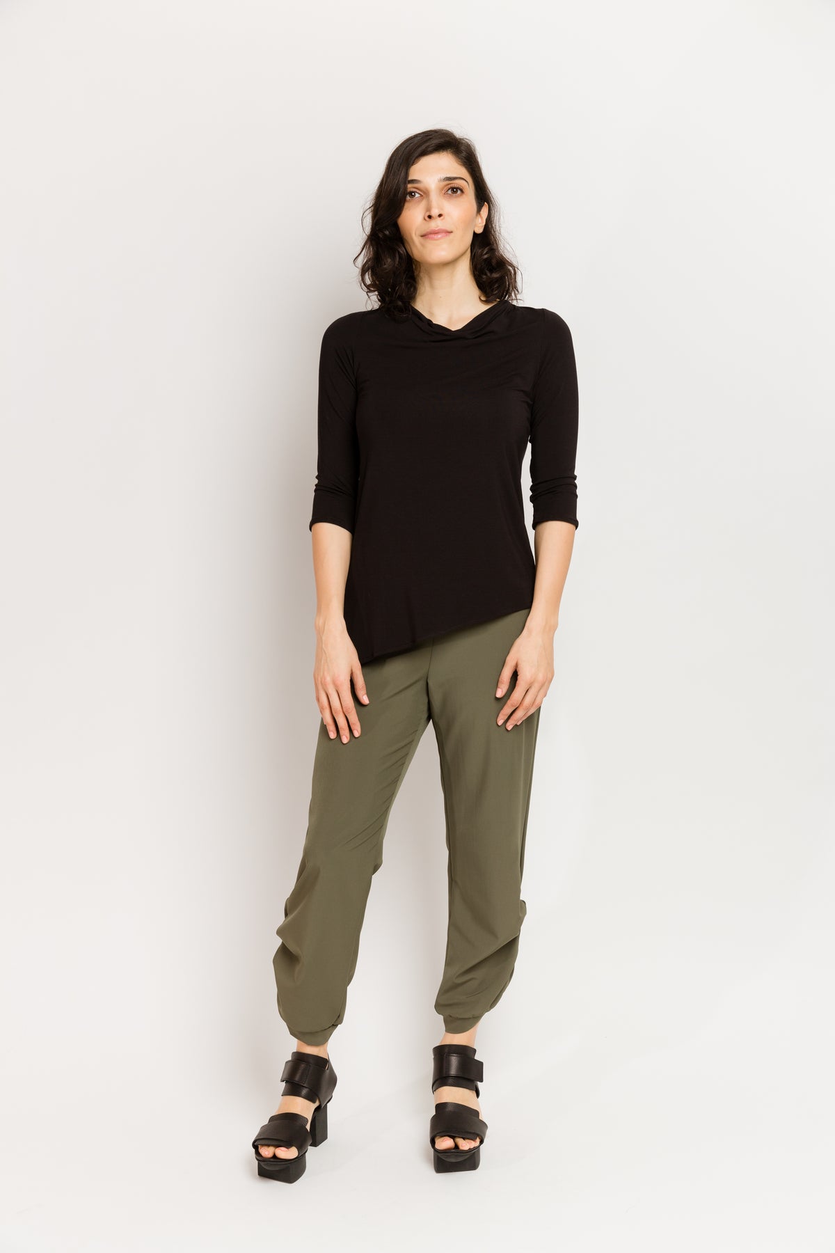 SALE Caterpillar Pants in Olive Techno Stretch