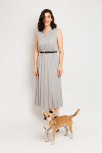 Reversible Racerback Maxi Sunburst Dress