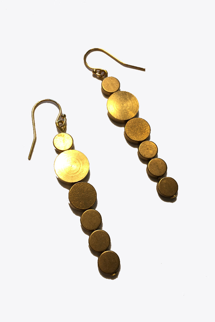 Long Discs Earrings