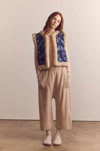 Cashmere Wool Knit Pants | Oatmeal