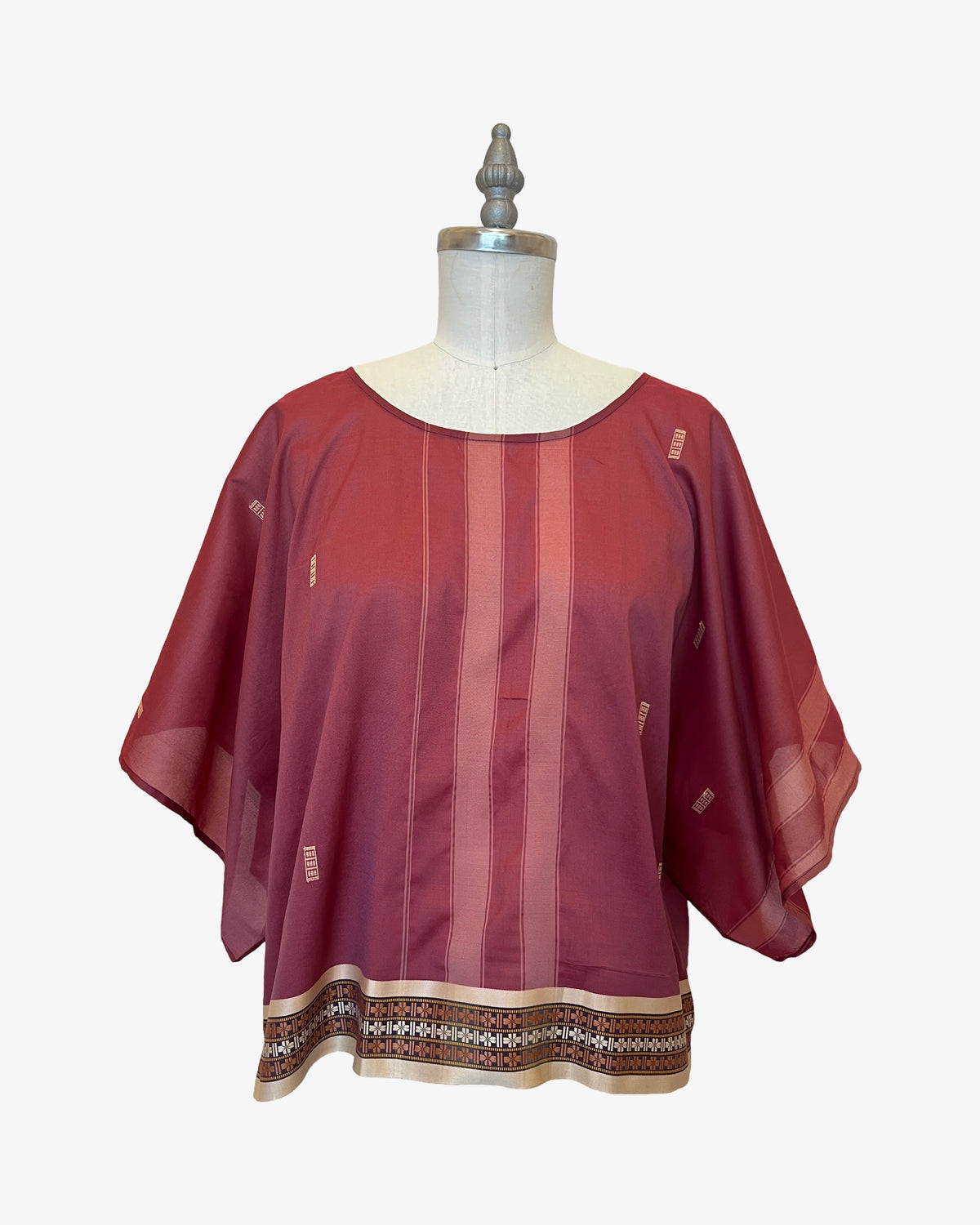 Lisbon Top | Rose Cream Saree