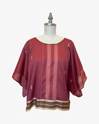 Lisbon Top | Rose Cream Saree