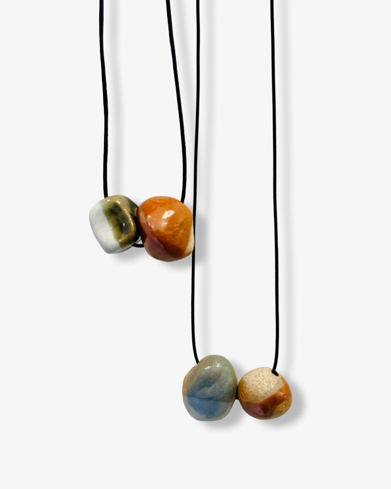 One of a Kind Pebble Necklaces
