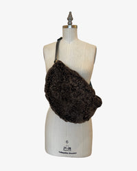 Rich Brown Shearling Sling