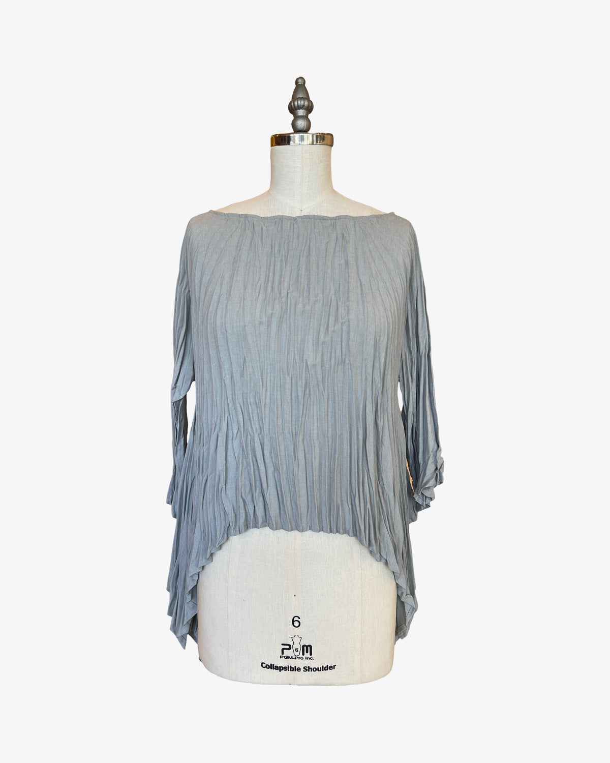 Twisted Square Top | Grey